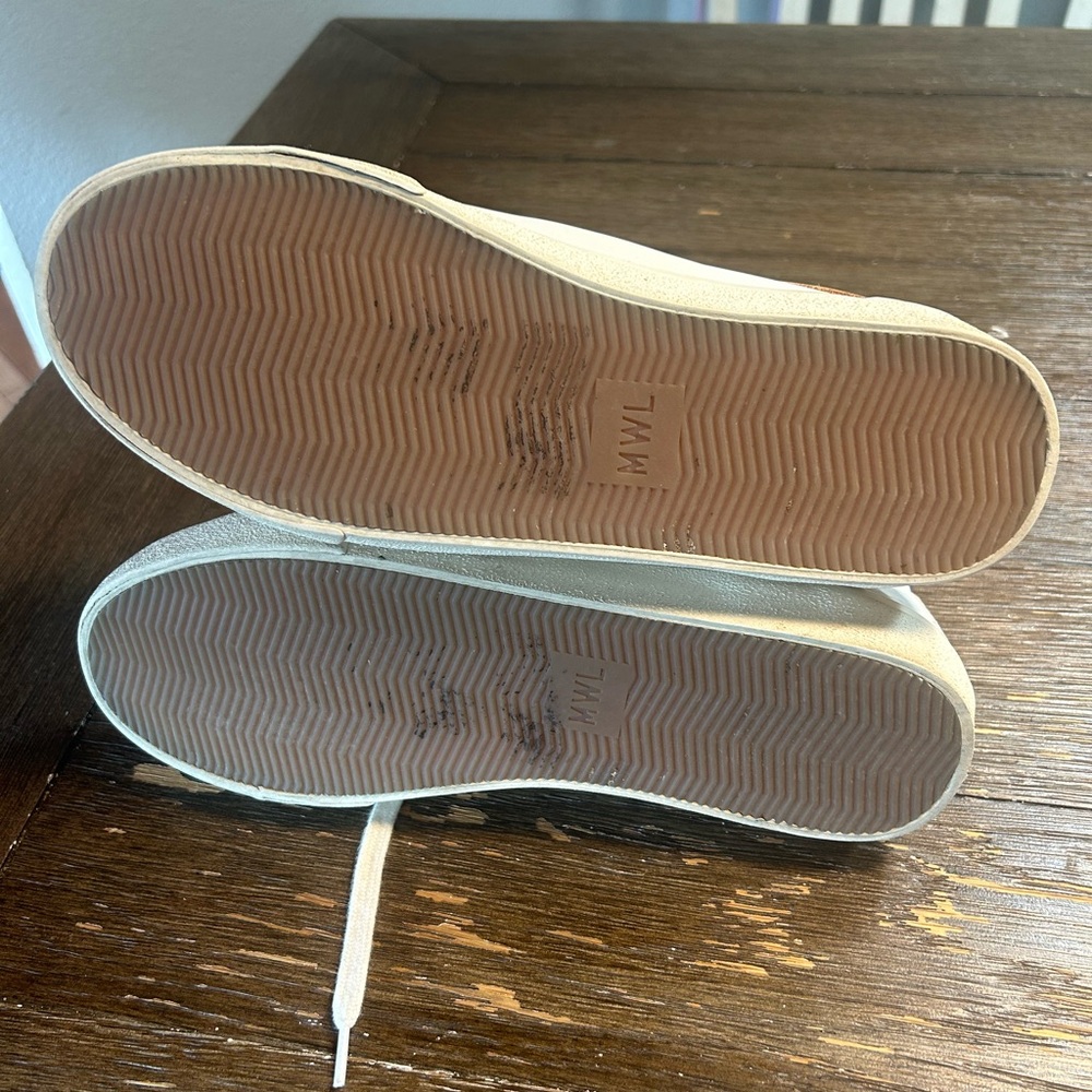 Madewell Sidewalk Leather sneakers size 8 women 6.5 men - Picture 10 of 12